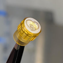 Load image into Gallery viewer, Shattered Hearts Ultem Valve Stem Caps