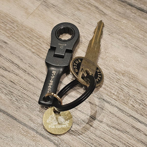 10mm Flex Ratcheting Wrench Keychain