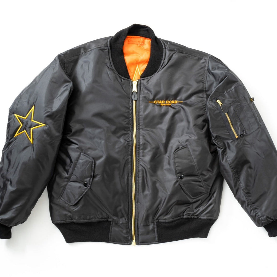 Lonely Driver - Star Road - Bomber Jacket – Lonely Driver Company