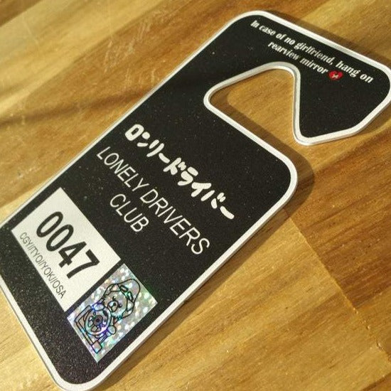 Lonely Drivers Club Hang Tags