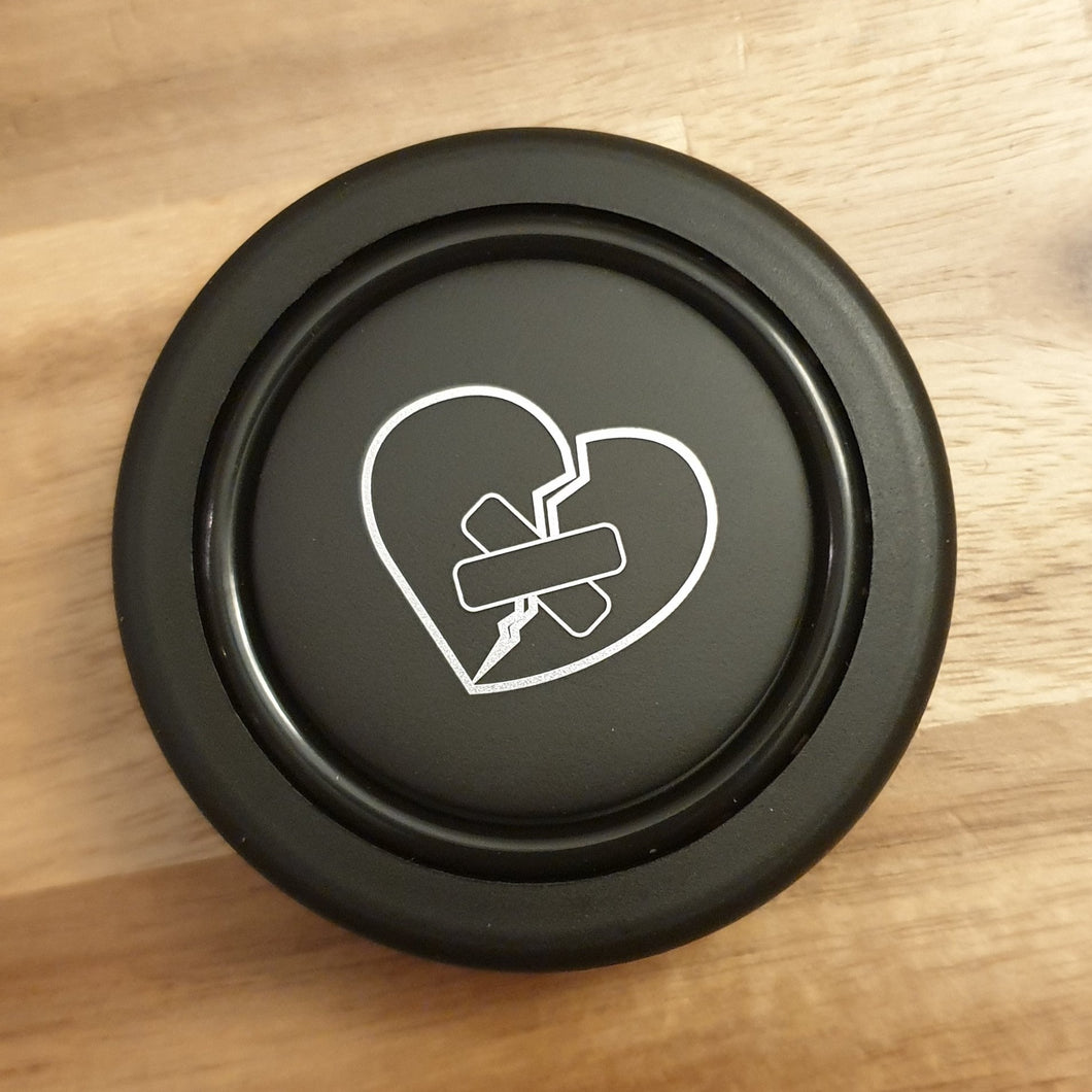 Shattered Hearts Horn Button Replacement Coin
