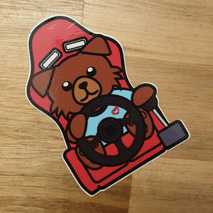 Doggie Racer X Sticker