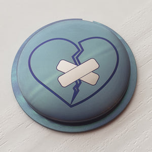 Shattered Hearts Horn Button Replacement Coin