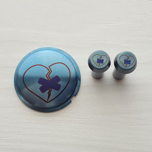 Titan Horn Button Coin and Door Lock Pull Combo