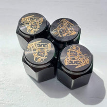 Load image into Gallery viewer, A Fool Mechanic Titanium Valve Stem Caps
