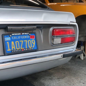 Shattered Hearts Empty Wallets License Plate Frame